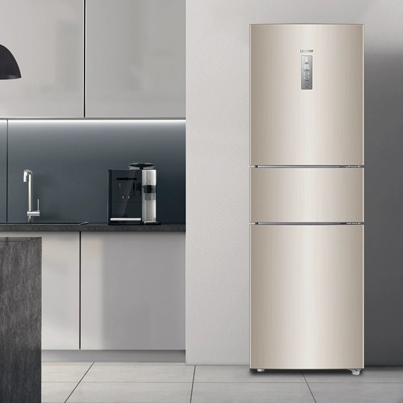 Haier 218L 3-Door Energy Efficient Refrigerator with 2-Year Warranty - Perfect for Small Kitchens, Apartments & Dorm Rooms