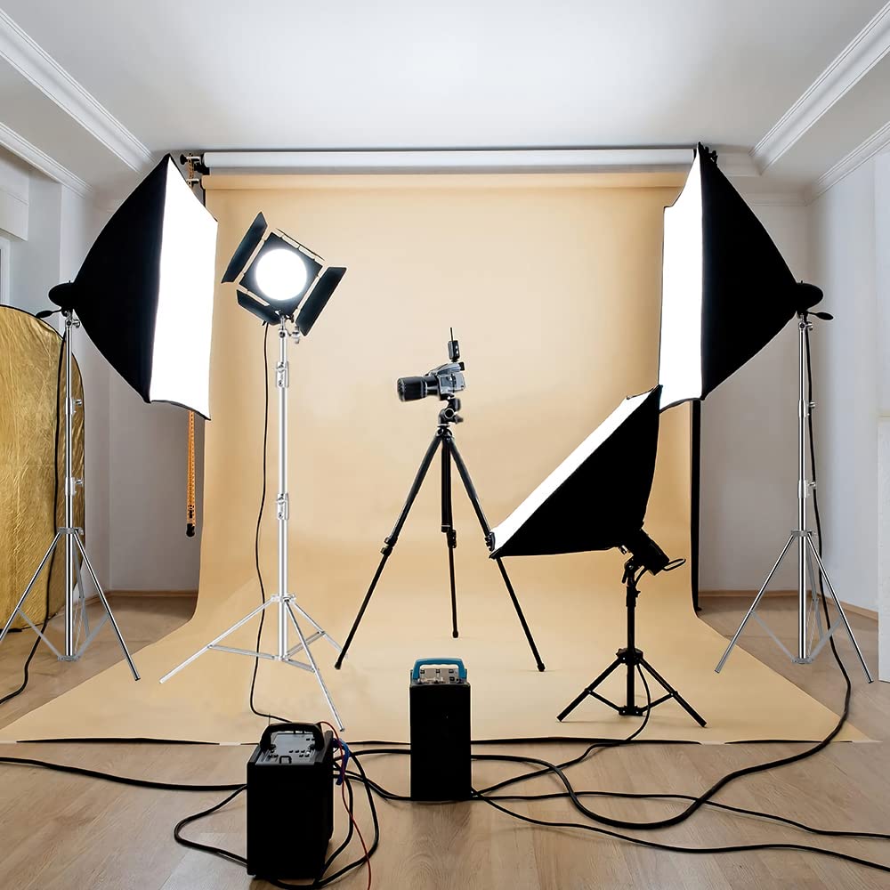 Professional 9.19ft Heavy Duty Light Stand Tripod - 2.8m Adjustable Stainless Steel Photography Stand for Softbox, Speedlight, Strobe & Umbrella - Perfect for Studio, Portrait & Outdoor Photography (Pack of 2)