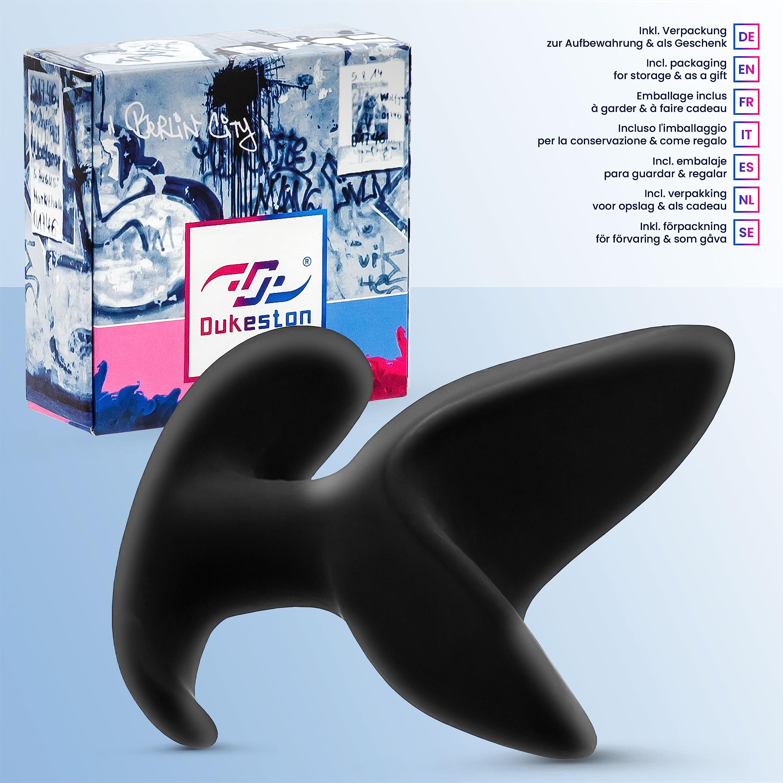 DUKESTON Large Anal Plug Dilator - XXL Anal Sex Toy for Men & Women - Stretching & Training Adult Sex Accessories - Perfect for Solo Play & Couples Exploration