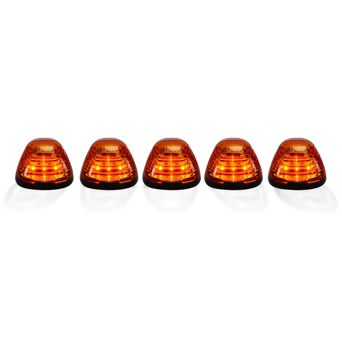 Ford Super Duty 1999-2016 5-Piece Cab Roof Light Kit - Amber Xenon Bulbs with OEM Style Lens | Direct Replacement for Factory Lights | Perfect for Truck Upgrades & Night Driving Safety