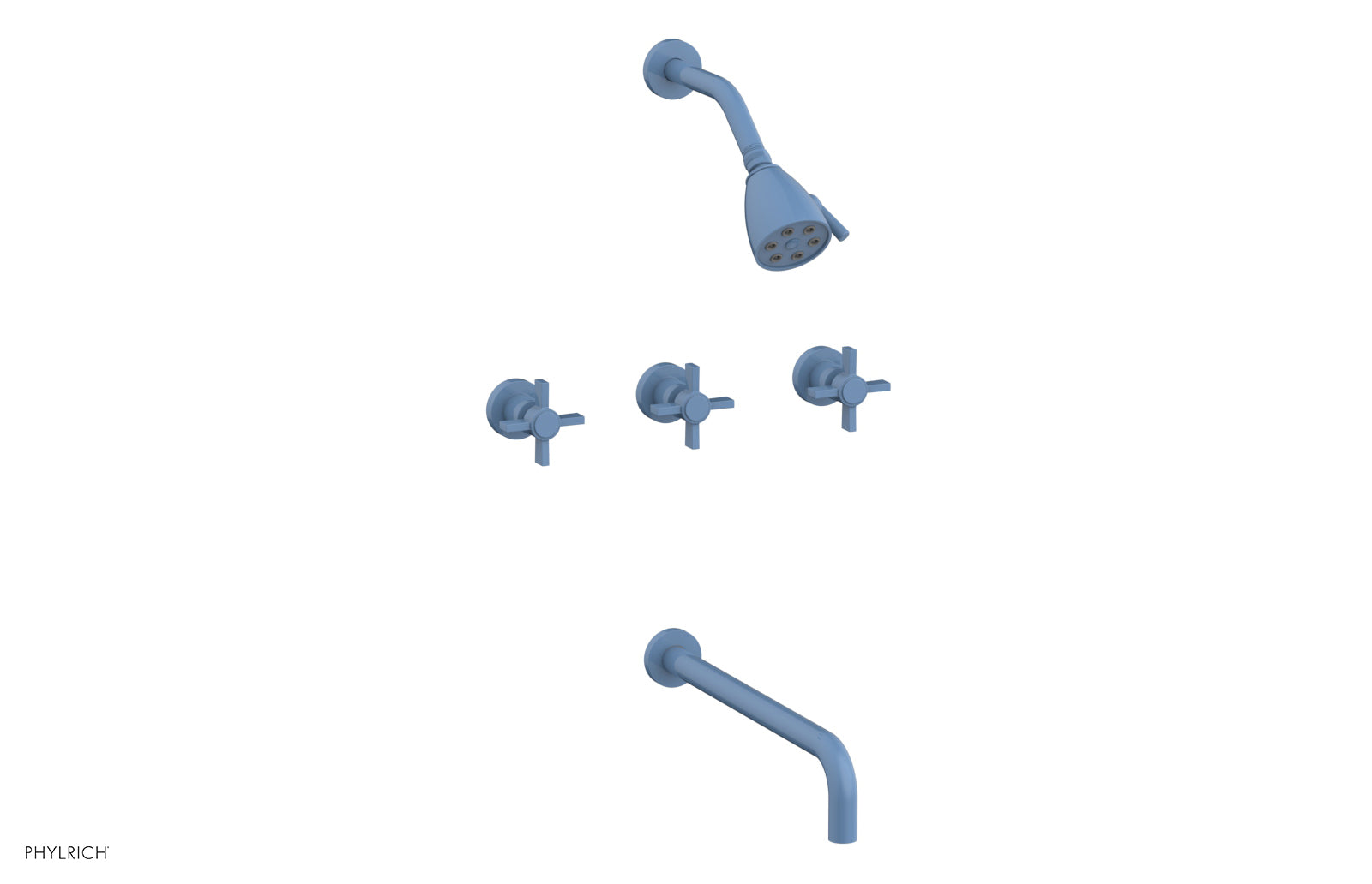 Premium 3-Handle Tub and Shower Faucet Set with 14