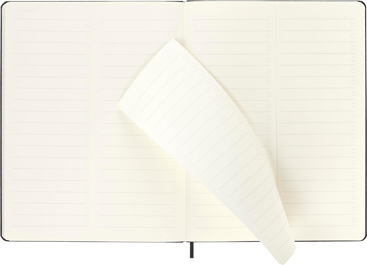 Moleskine PRO 2025 Weekly Planner - 12 Month Vertical Layout, Hard Cover XL (7.5