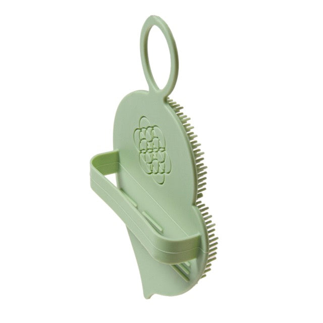 Daily Concepts Leaves of Life Silicone Face Scrubber - Gentle Exfoliating Cleanser for Soft Skin - Perfect for Daily Facial Cleansing & Makeup Removal