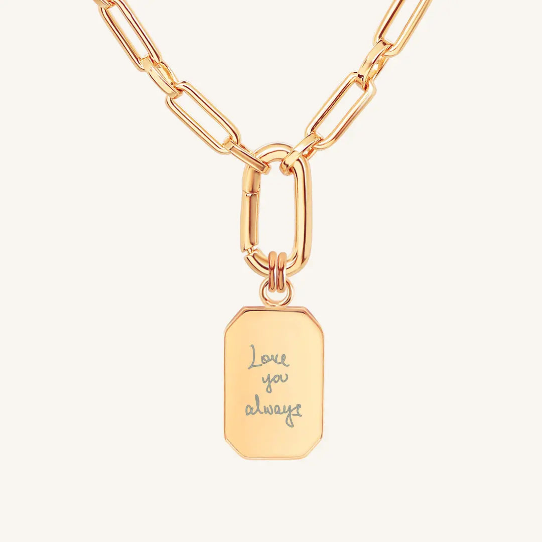 Elegant Amada Necklace for Women - Dainty Gold Plated Pendant Jewelry - Perfect for Date Nights & Special Occasions
