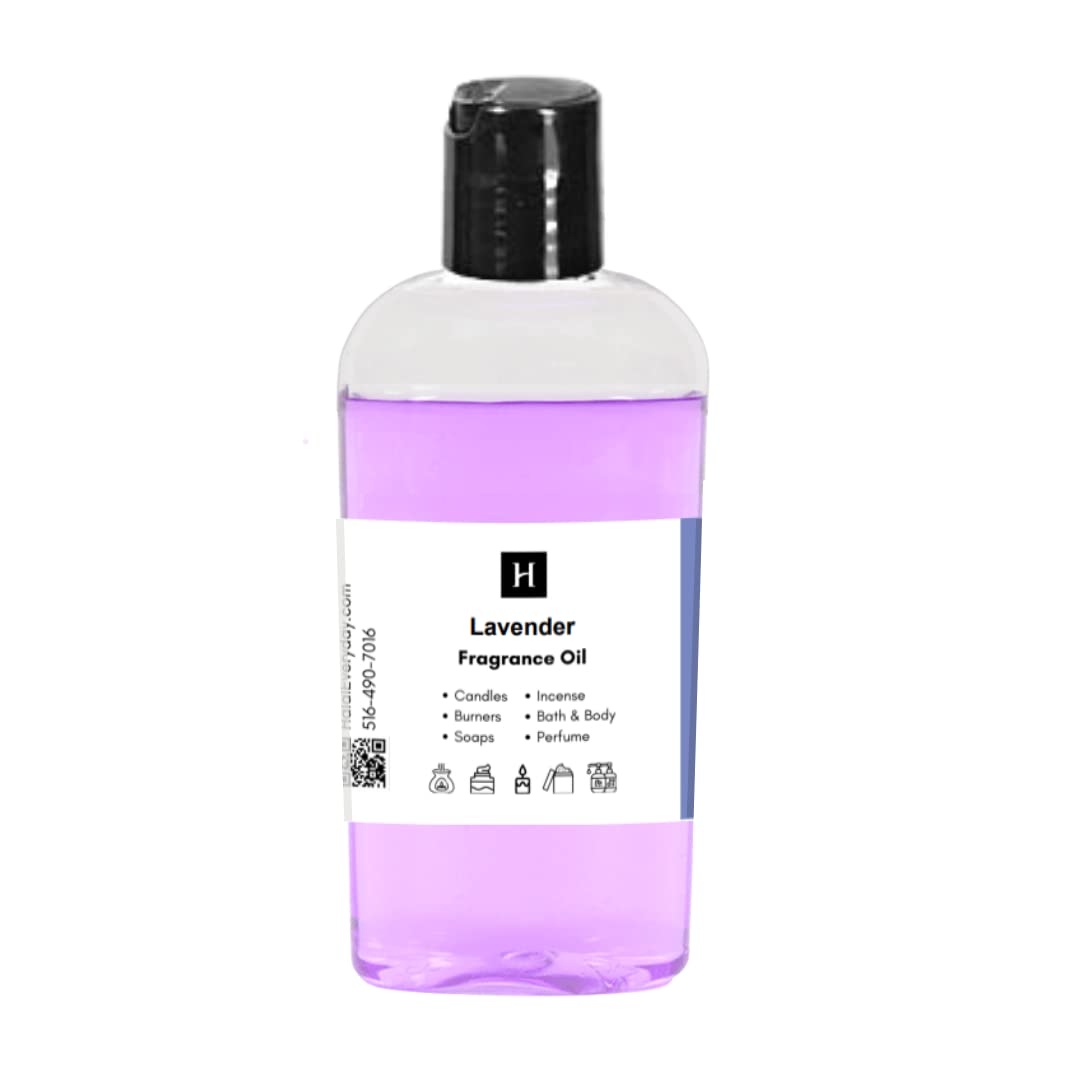Halal Everyday Fragrance Oil - 100% Pure for Soap Making, Candle Warmer, Incense, Body Oil & DIY Perfume - Lavender Scent (4 oz) - Perfect for Aromatherapy, Home Scenting & Handmade Crafts