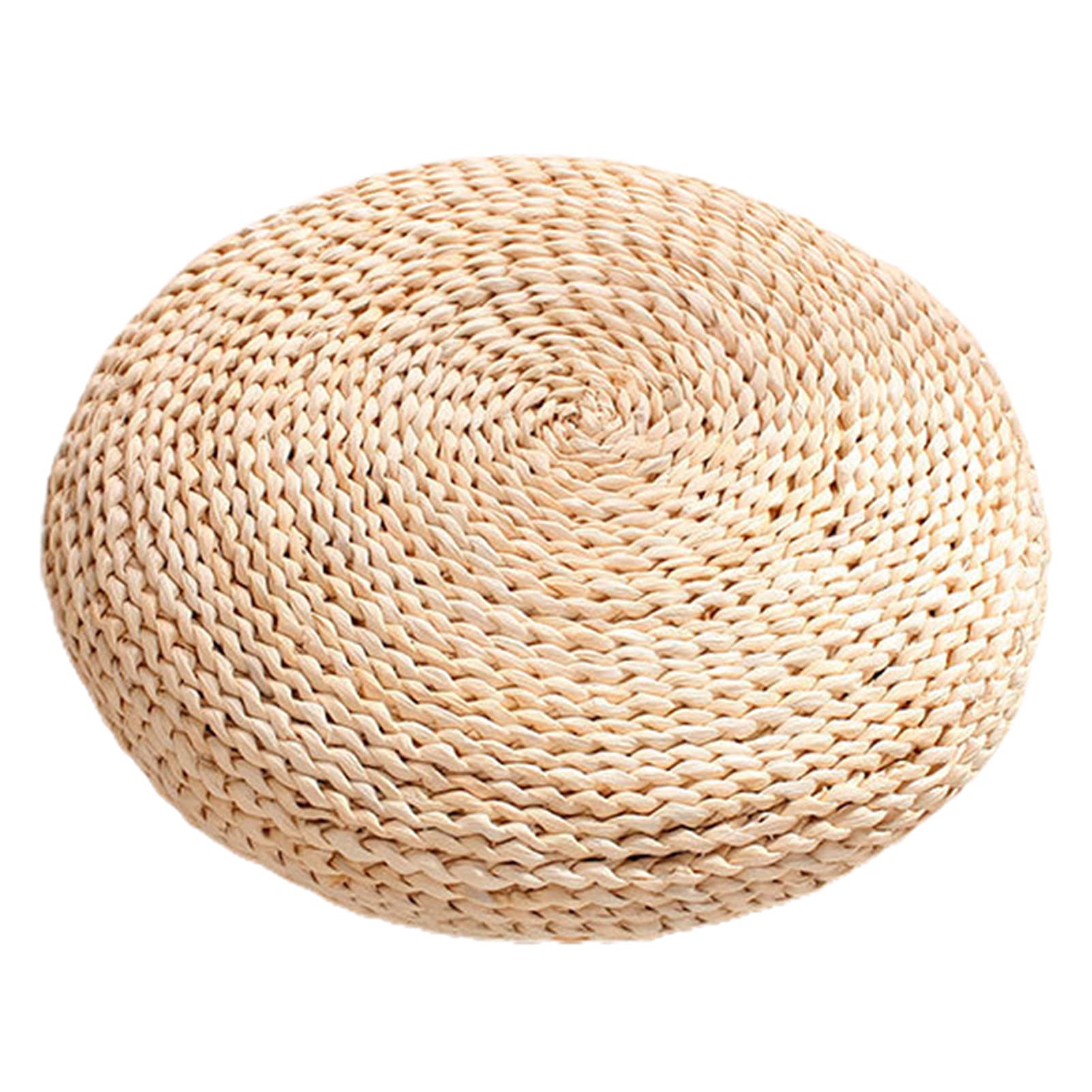 Premium Round Tatami Meditation Cushion - Breathable Seat Cushion with Exquisite Workmanship for Yoga, Zen Meditation, Balcony Chairs & Floor Seating - Comfortable Futon-Style Mat for Home, Office & Outdoor Use