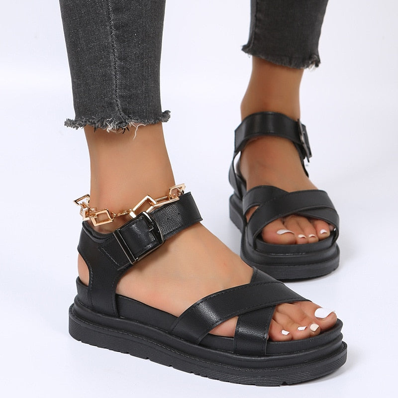 Lovevop Women's Summer Wedge Platform Sandals - Fashion Open Toe Casual Shoes for Ladies | Perfect for Beach, Vacation & Everyday Wear