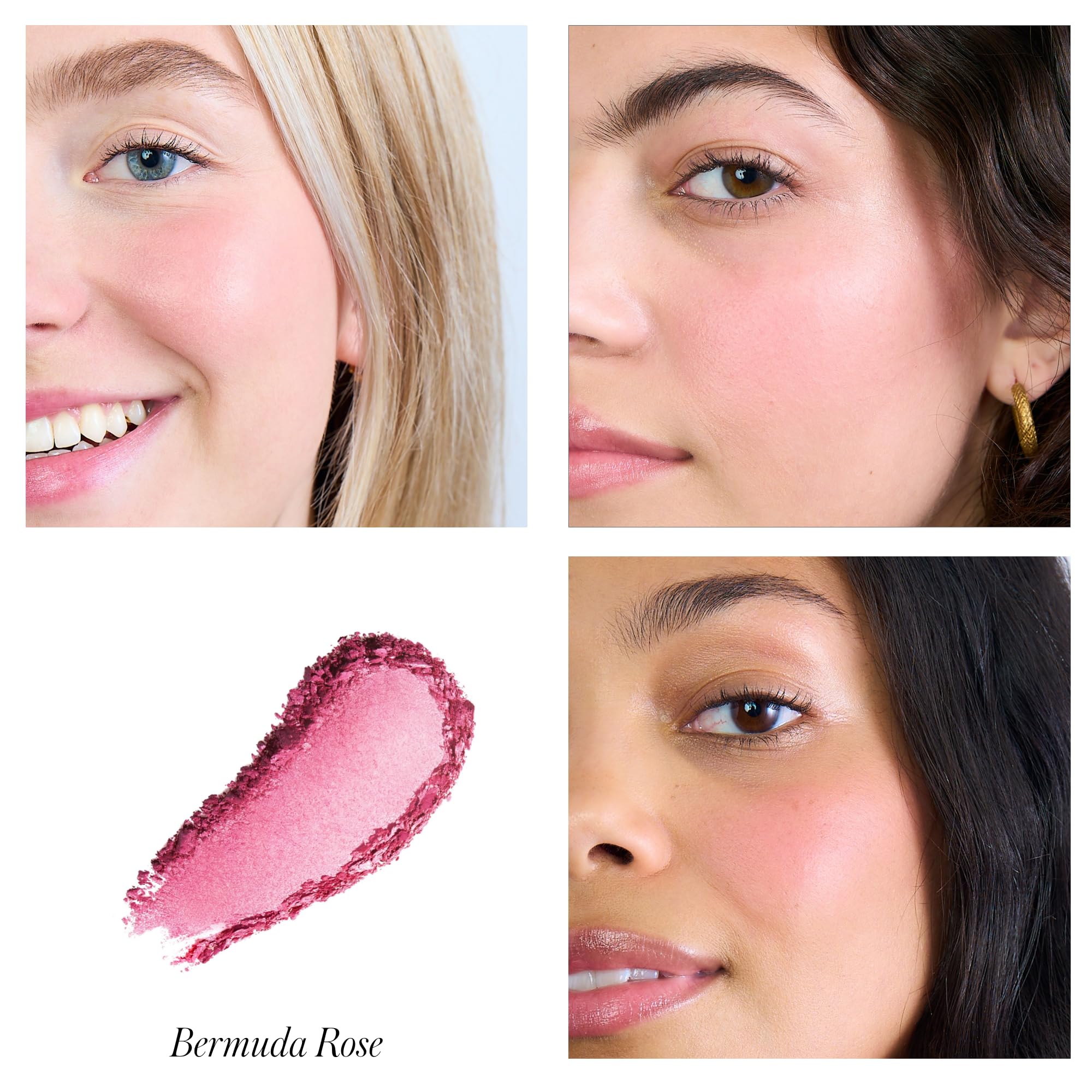 RMS Beauty ReDimension Hydra Powder Blush - Long-Lasting Powder Gel Blush for Cheeks, Natural Finish Cream Blush Makeup with Shimmer, Buildable Cheek Tint for Day & Night Looks, Vegan & Cruelty-Free (Perfect for Everyday Wear & Special Occasions)