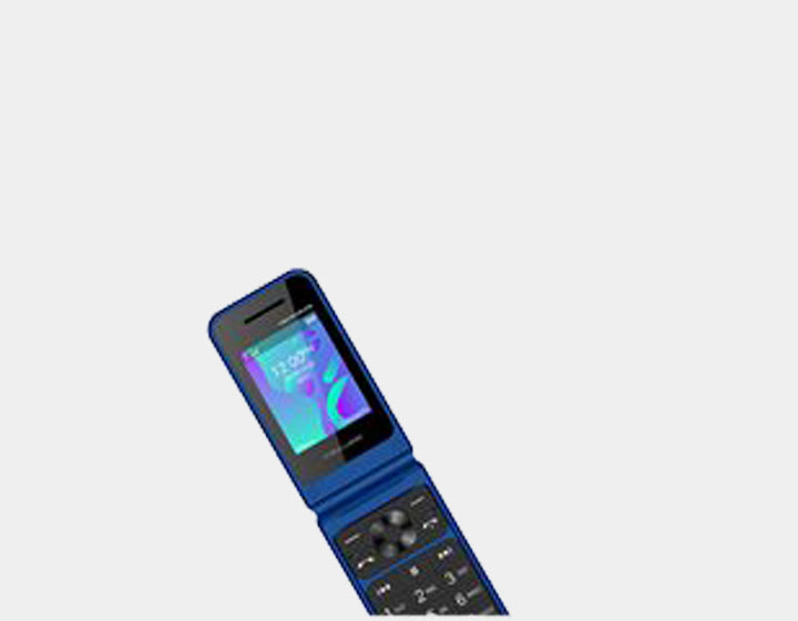 Maxwest Neo Flip Phone 4G LTE Volte Unlocked GSM Dual SIM - Retro Blue Flip Phone for Seniors & Emergency Use - Perfect for Travel, Work, and Backup Communication
