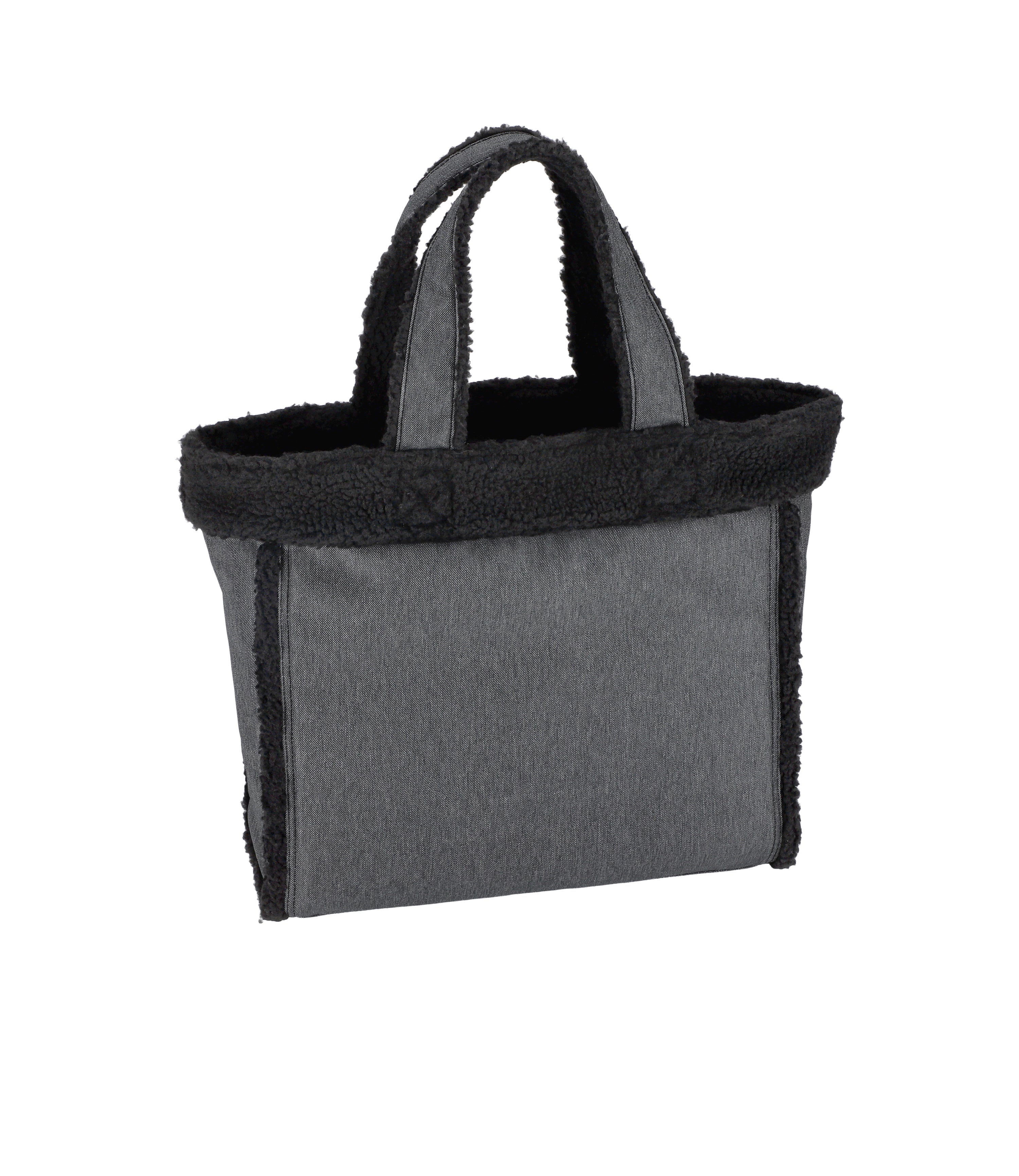 Stylish Two-Way Denim Tote Bag for Women - Reversible Shoulder & Crossbody Purse - Perfect for Work, Travel & Everyday Use