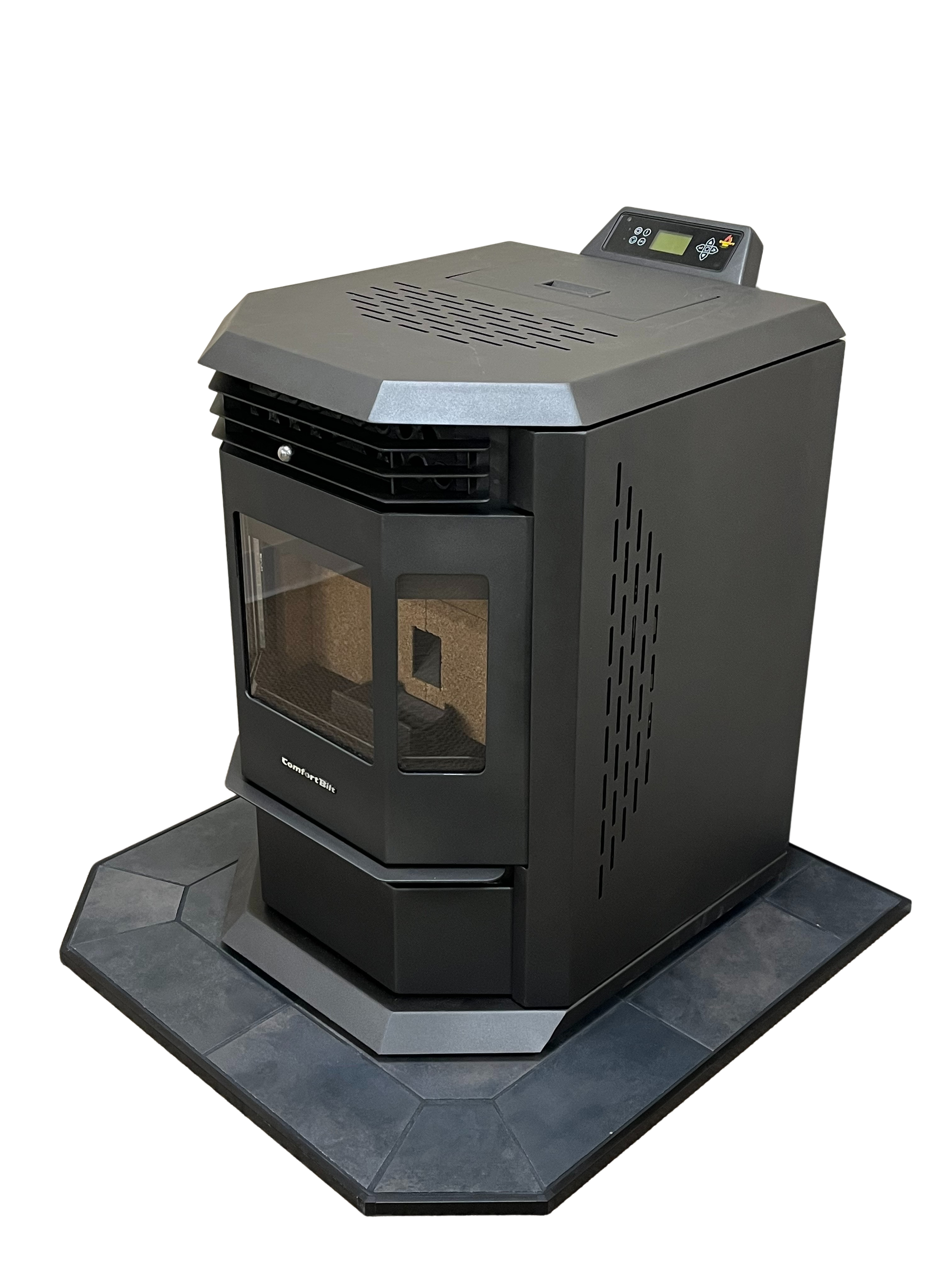 **HP22 Black Pellet Stove with 36
