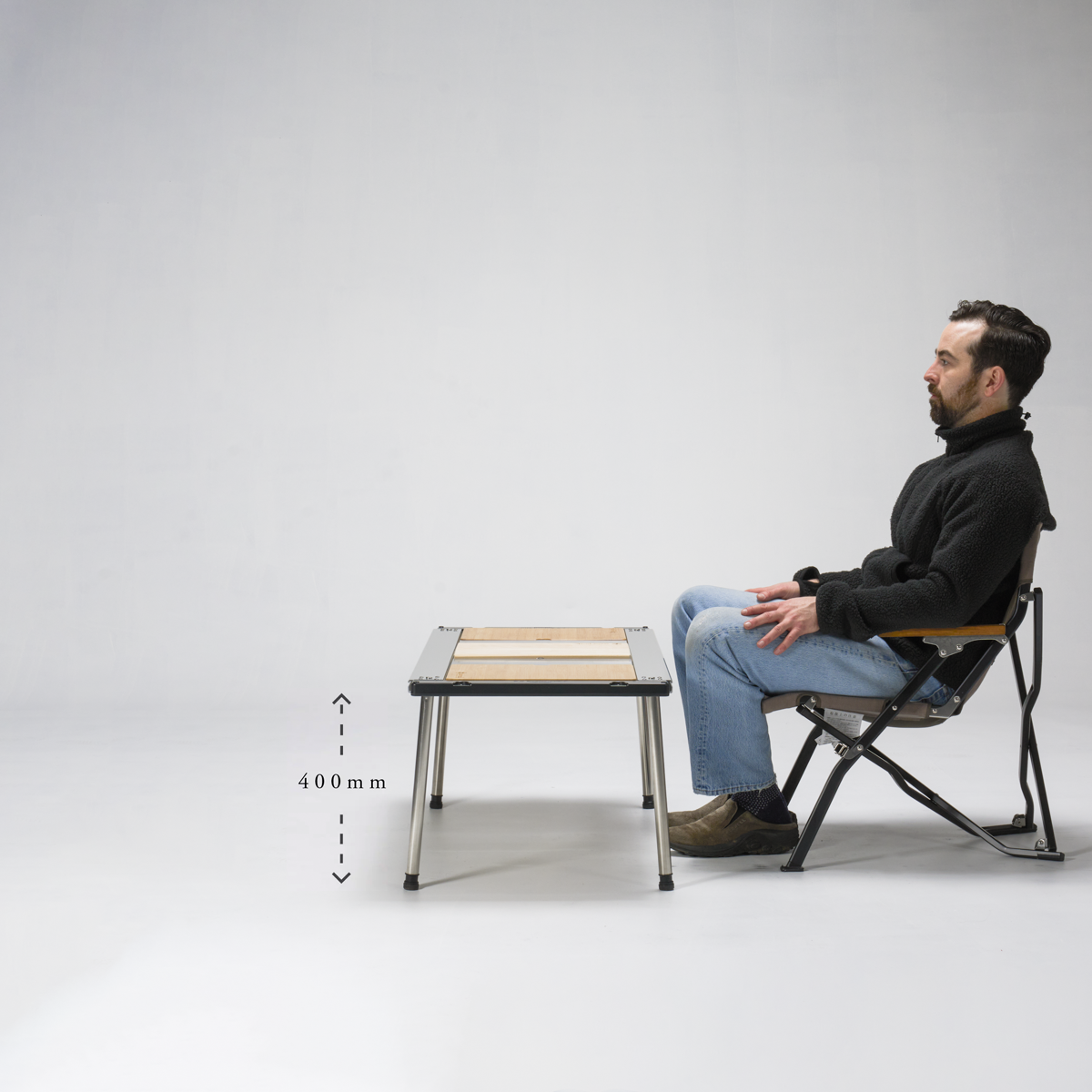 IGT Slim - Lightweight & Durable Aluminum Camping Table for Outdoor Adventures, Picnics, and Backpacking Trips