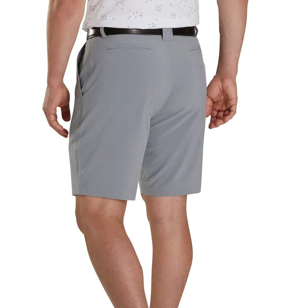 FootJoy Performance Grey Men's Golf Shorts - Size 36 | Comfortable & Breathable for Golfing & Casual Wear