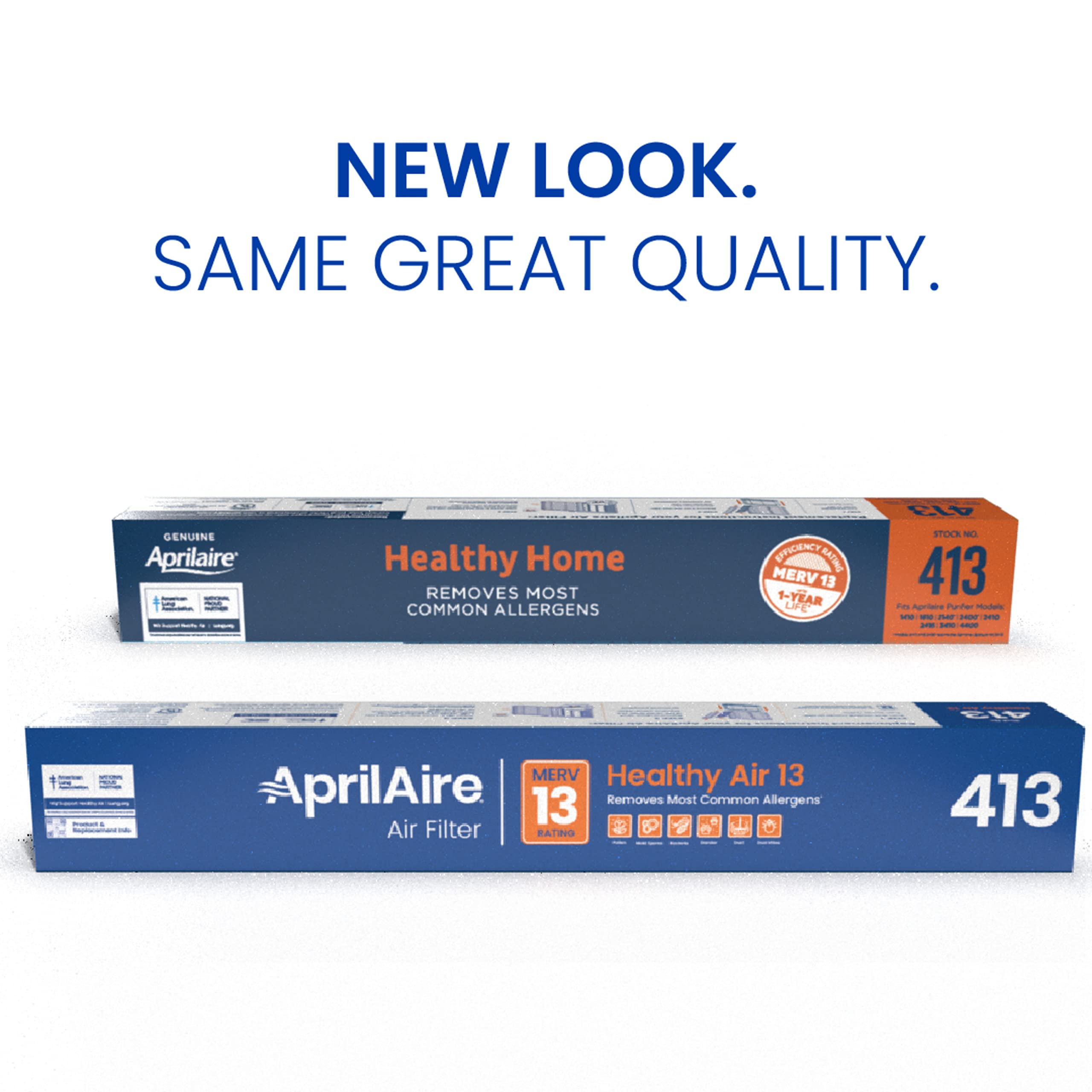 AprilAire 413 Replacement Air Filter 16x25x4 MERV 13 for Whole House Air Purifiers - 4 Pack | Healthy Home & Allergy Relief | Ideal for HVAC Systems, Bedrooms & Living Rooms