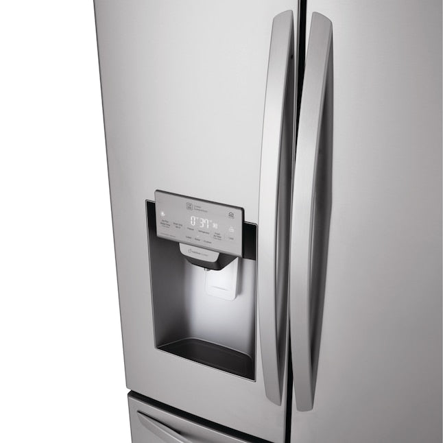 LG LFXS28968S 27.9 cu ft Smart French Door Refrigerator with Ice Maker - ENERGY STAR Certified Stainless Steel SmartThinQ App Compatible for Modern Kitchen & Smart Home Integration