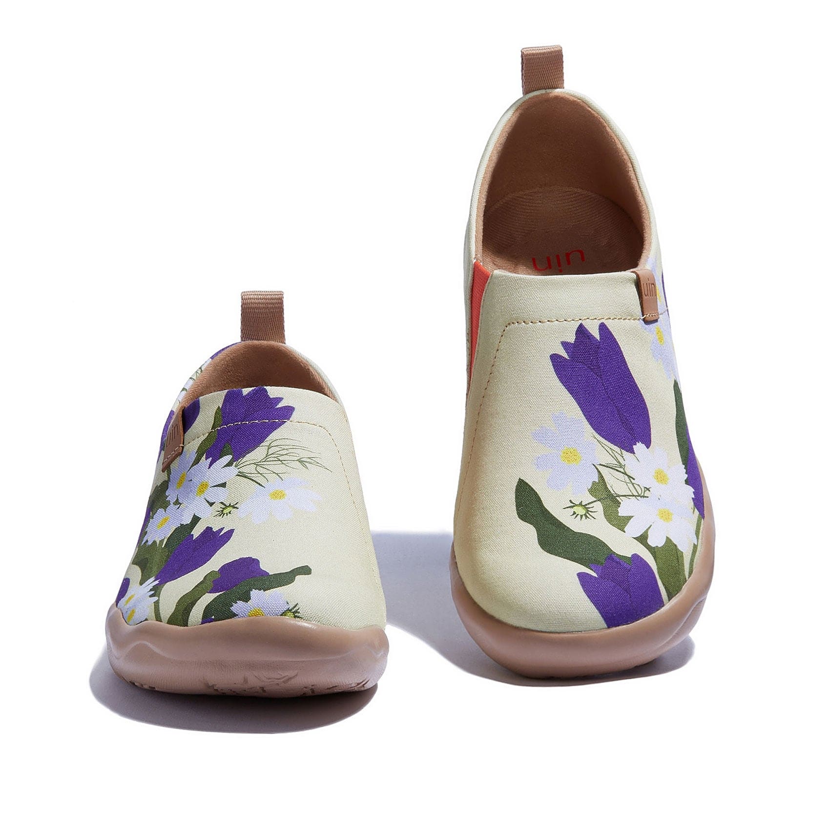 Purple Tulips Toledo Women's Fashion - Elegant Floral Design for Casual Wear, Office Outfits & Special Occasions