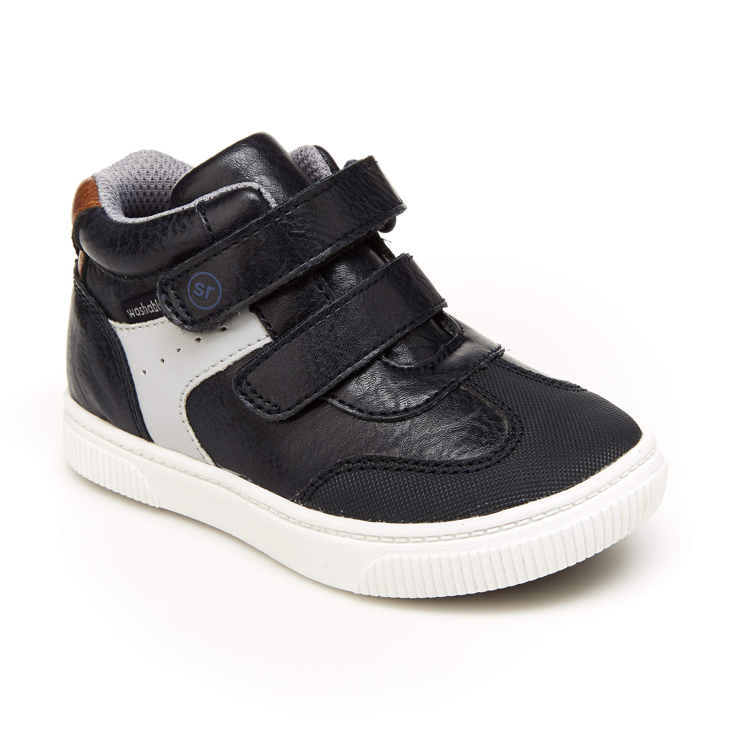 Stride Rite Ember High-Top Sneakers for Baby Boys | Comfortable First Walking Shoes | Perfect for Playdates & Outdoor Adventures