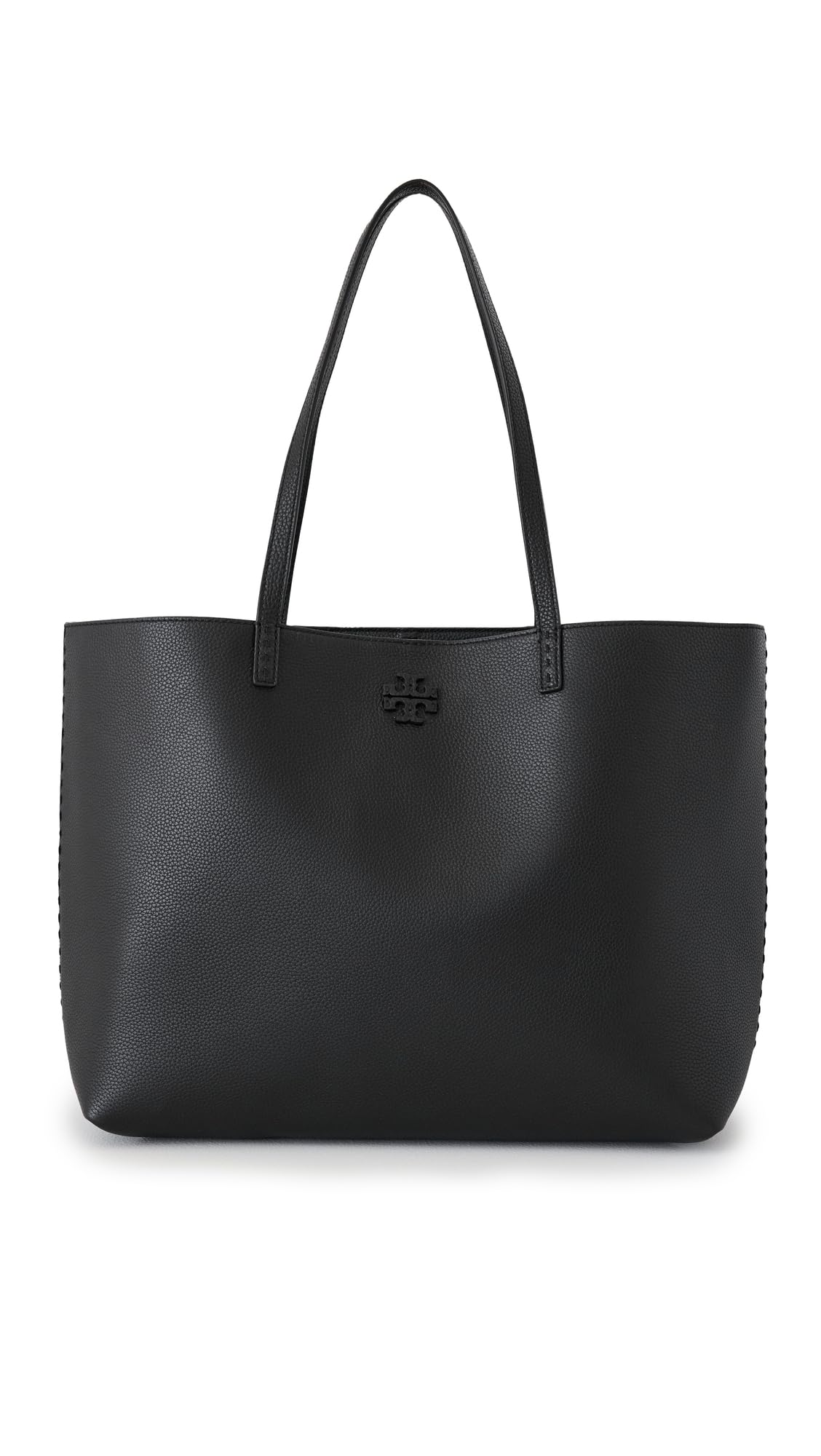 Tory Burch Women's McGraw Leather Tote Bag - Stylish & Spacious Designer Handbag for Work, Travel & Everyday Use