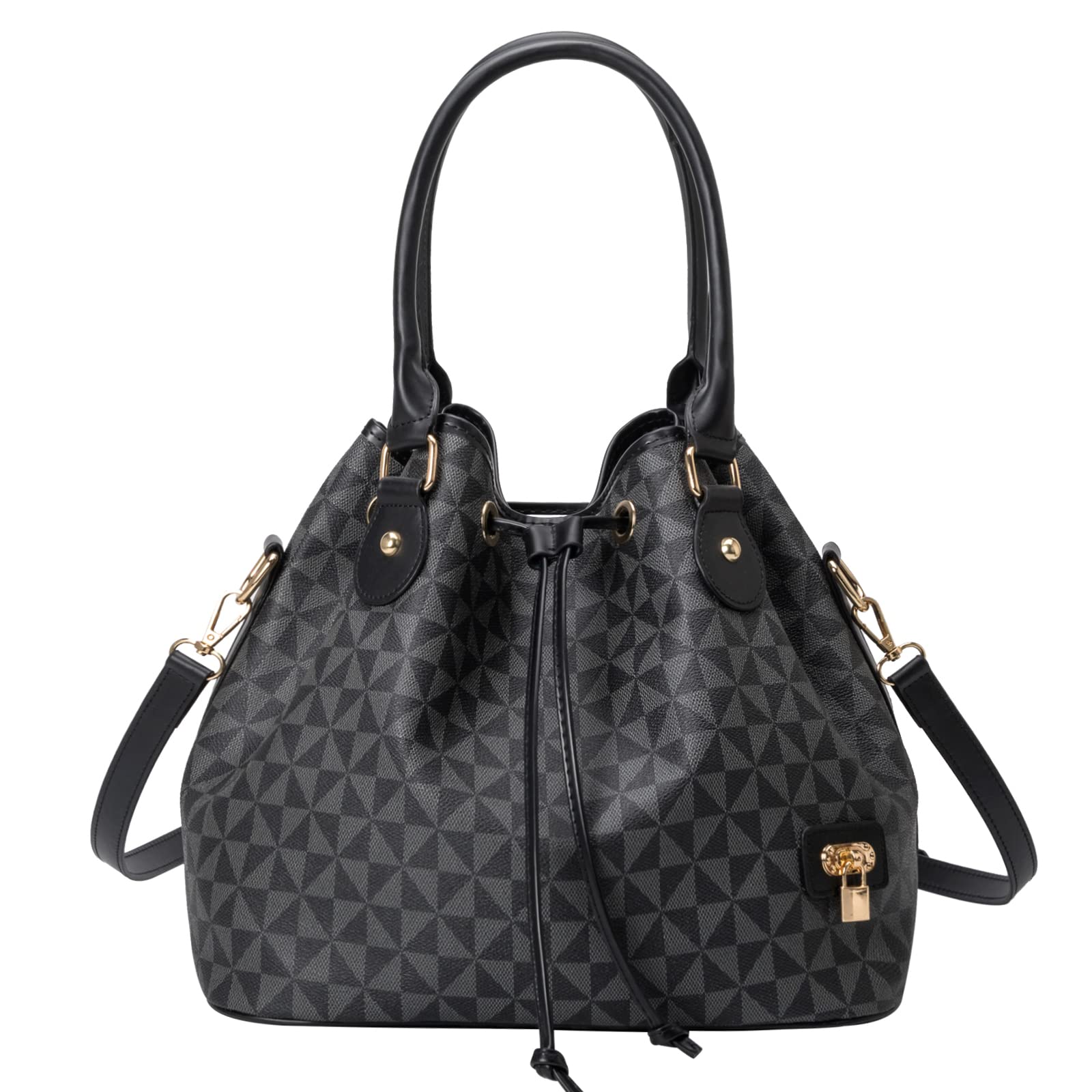 Stylish Women's PU Leather Handbag - Top Handle, Shoulder & Crossbody Bag - Luxury Tote Purse for Work, Travel & Everyday Use