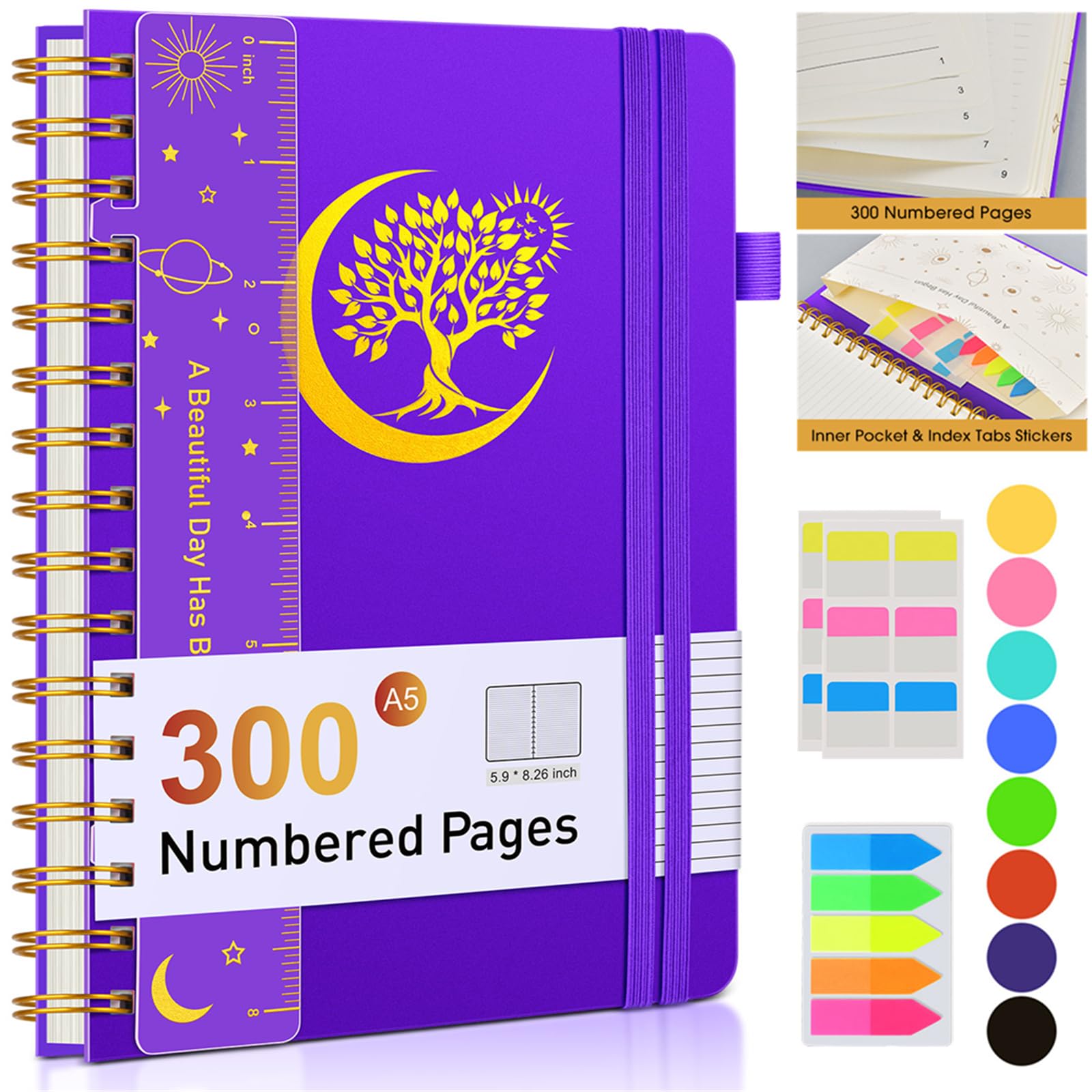 Premium A5 Spiral Notebook - 5.8