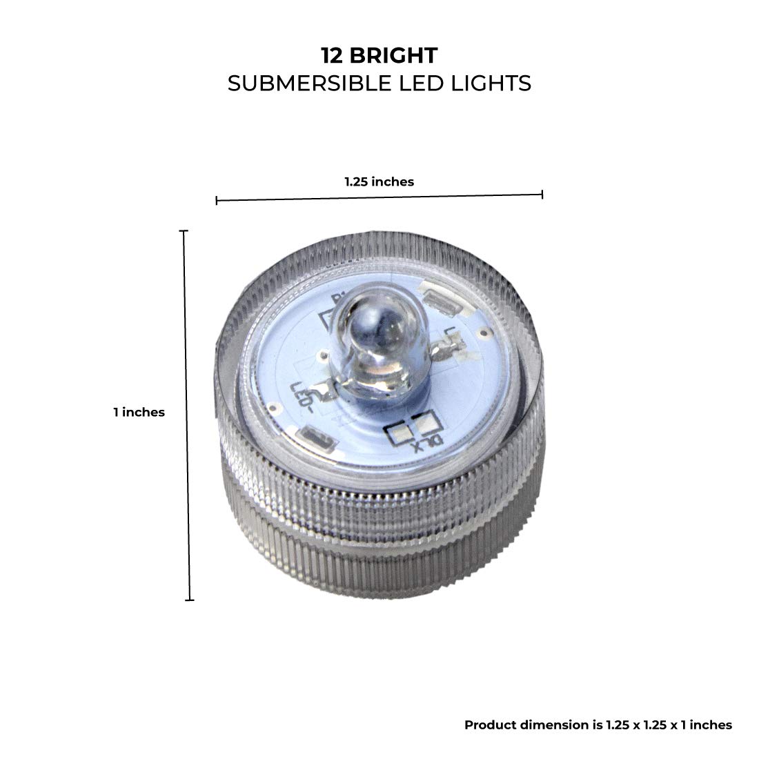 LumaBase 68512 Waterproof Submersible LED Lights - Pink, Ideal for Pools, Fountains & Outdoor Decor