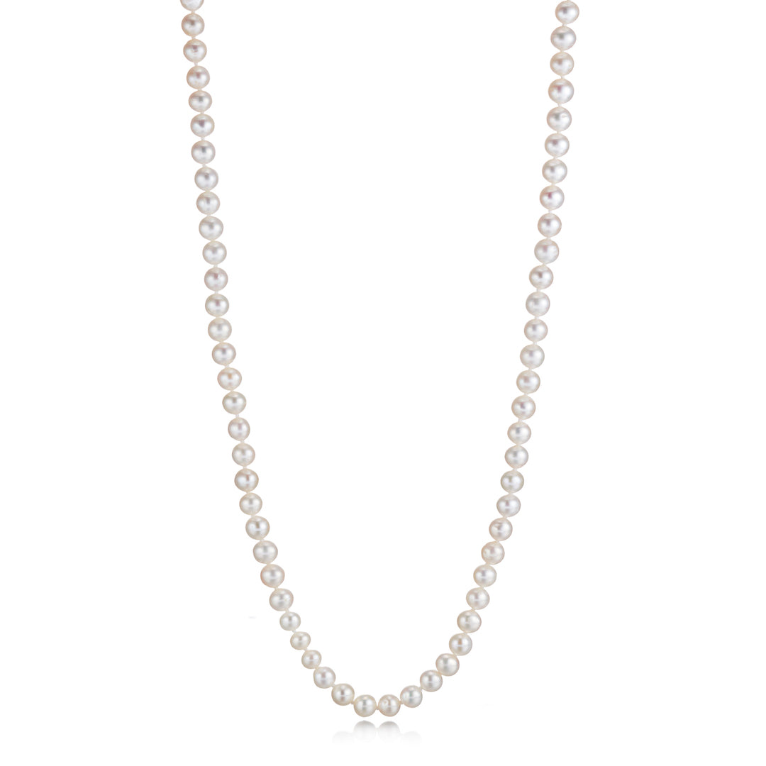 6mm Pearl Rope Necklace - Elegant Women's Jewelry for Wedding, Party & Special Occasions | Perfect Gift for Her