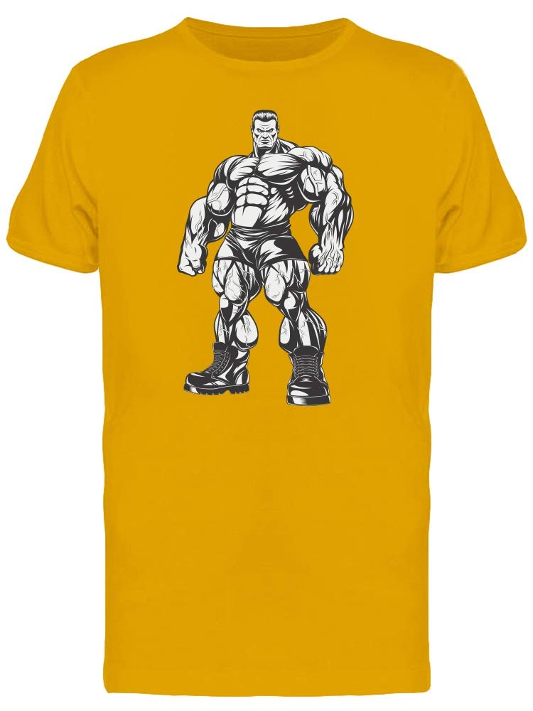 Men's Bodybuilding Coach T-Shirt - Premium Standing Workout Tee for Gym & Fitness Training