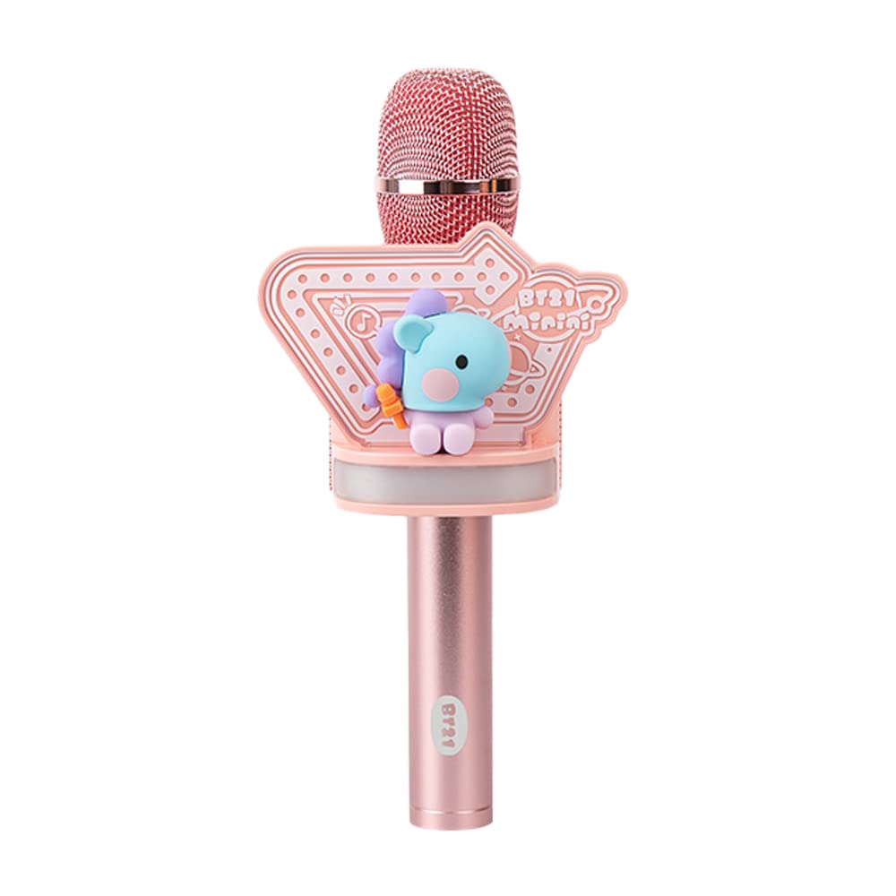 BT21 Minini Wireless Microphone - Portable Bluetooth Karaoke Mic for Singing, Recording & Live Streaming - Perfect for Parties, Gifts & Content Creators