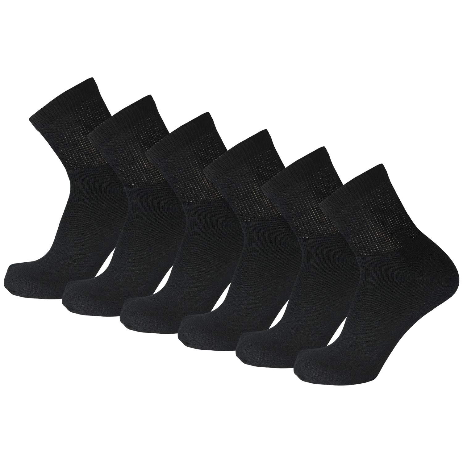 Big and Tall Diabetic Neuropathy Ankle Socks for Men - King Size 13-16, Breathable Athletic Quarter Socks for Comfort & Circulation - Ideal for Diabetes, Neuropathy Relief & Sports Activities