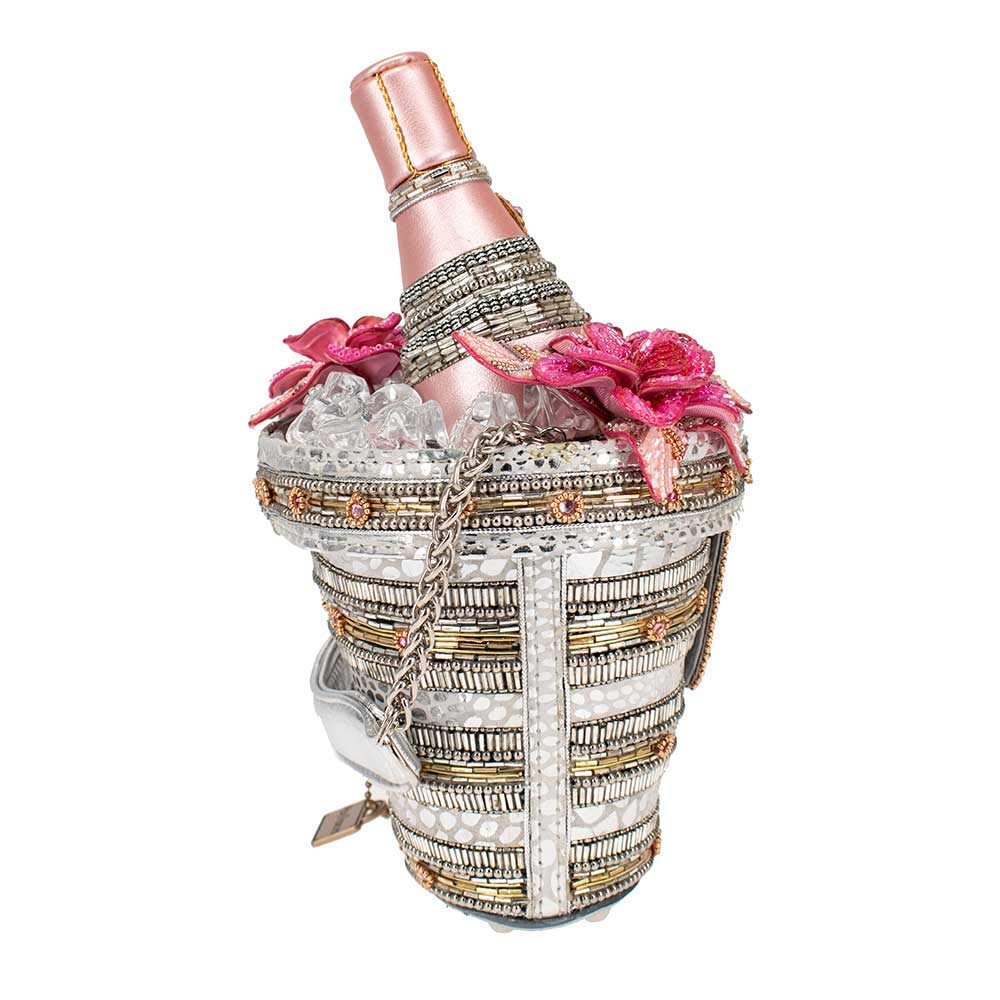 Mary Frances Champagne On Ice - Elegant Evening Clutch for Women | Perfect for Parties, Weddings & Special Occasions