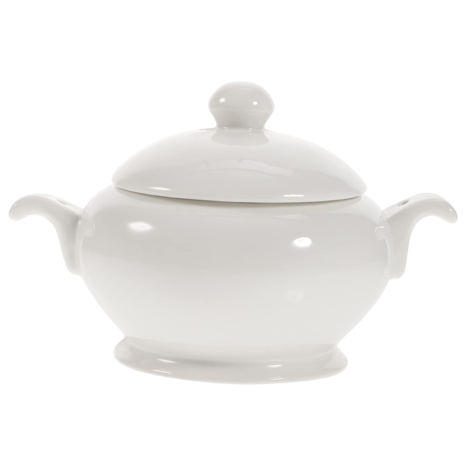 Yardenfun 1 Set Ceramic Dessert Stew Pot with Lid - Mini Ceramic Mixing Bowls, Creamer & Multi-Function Soup Pot for French Onion Soup, Stock, Steaming & Serving | Perfect for Kitchen, Dining & Entertaining