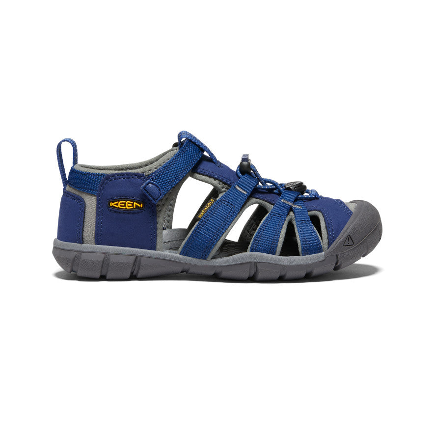 Little Kids' Seacamp II CNX Water Shoes | Blue Depths/Gargoyle | Comfortable & Durable for Beach, Pool & Outdoor Play