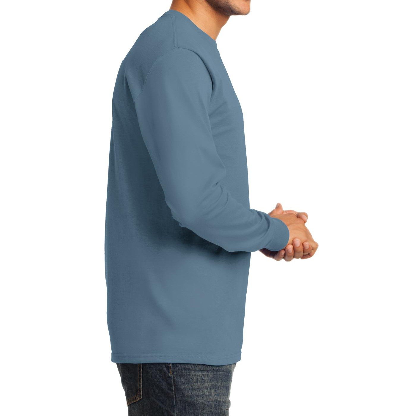 Premium Men's Long Sleeve Essential T-Shirt - Soft Cotton Basic Tee for Casual Wear, Layering & Everyday Comfort