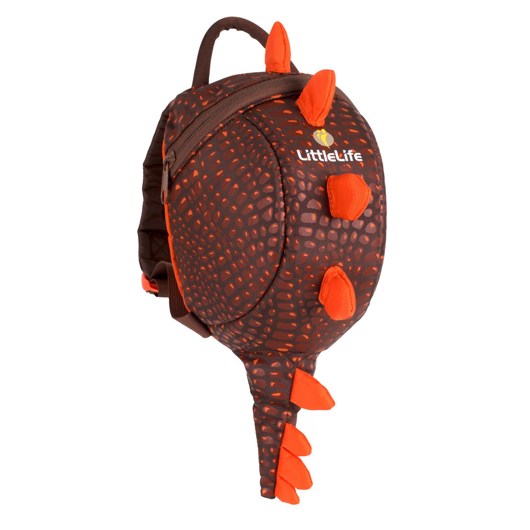 LittleLife Dinosaur Toddler Backpack with Safety Rein - Cute Kids Travel Backpack for Boys & Girls - Perfect for Daycare, Preschool & Family Outings