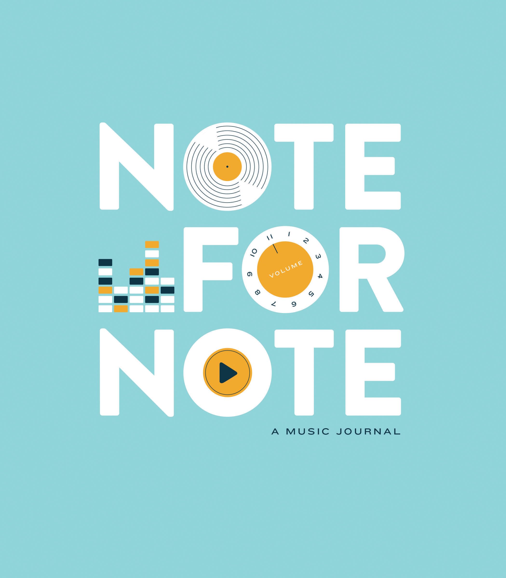 Music Journal for Musicians & Songwriters - Note for Note: Track Songs, Lyrics & Ideas | Perfect for Recording Studios & Songwriting Sessions