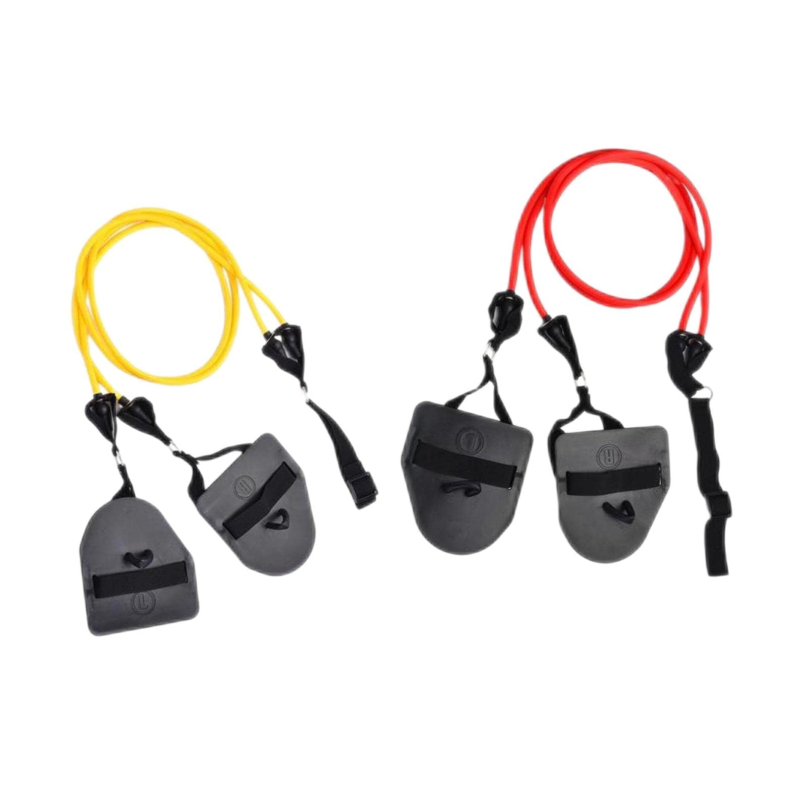 Tachiuwa 2-Piece Professional Arm Strength Training Resistance Bands (20lbs & 30lbs) - Swim Trainer, Fitness Exercise Elastic Bands for Kids & Adults - Perfect for Home Workouts, Swimming Training & Physical Therapy