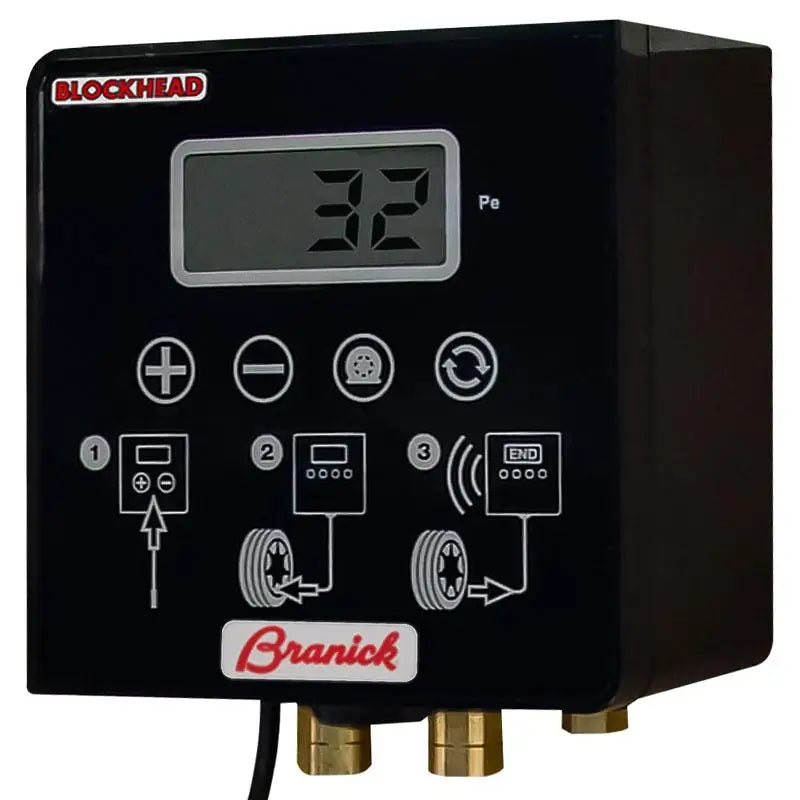 Branick 40 0075 Heavy Duty Auto Tire Inflator - Portable Air Compressor for Car, Truck & SUV Tires - Perfect for Roadside Emergencies, Garage Use & Long Trips