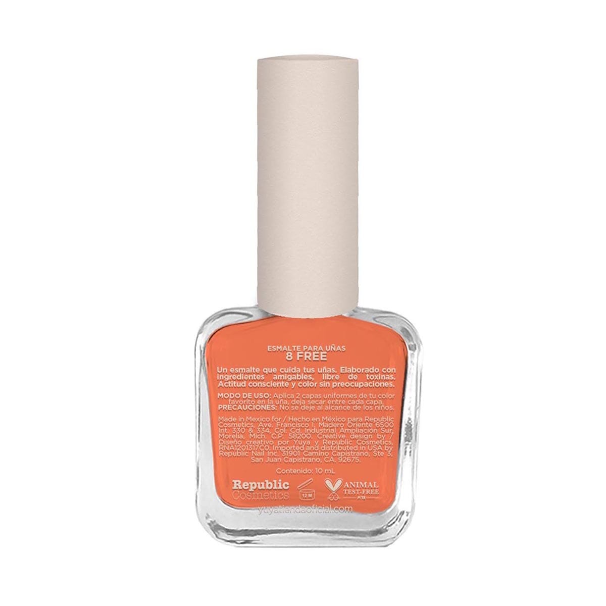 8-Free Nectar Nail Polish - Non-Toxic Vegan & Cruelty-Free Nail Enamel for Manicures & Pedicures - Perfect for Daily Wear, Special Occasions & Salon Use