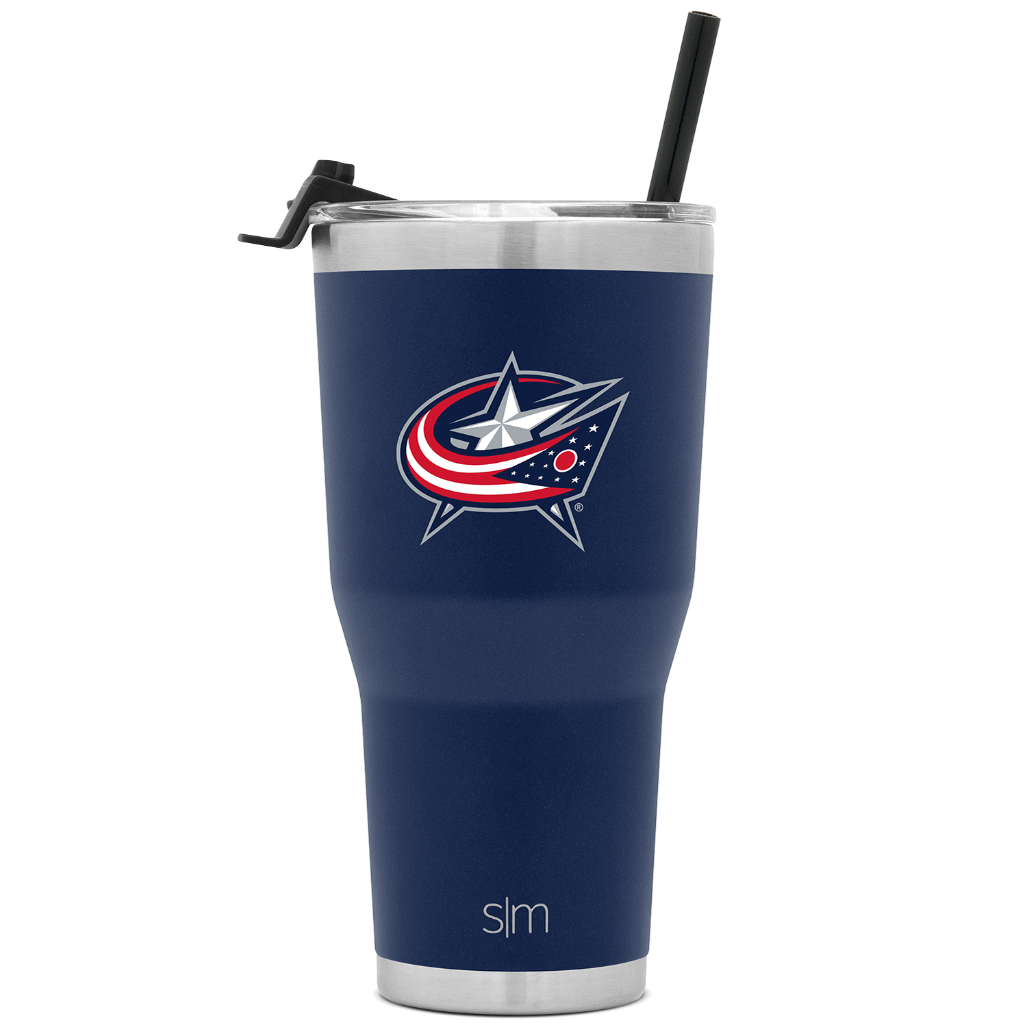 NHL® 30oz Insulated Tumbler with Flip Lid & Straw - Leakproof Stainless Steel Travel Mug for Hot & Cold Drinks - Perfect for Hockey Games, Camping, Office & Gym Use