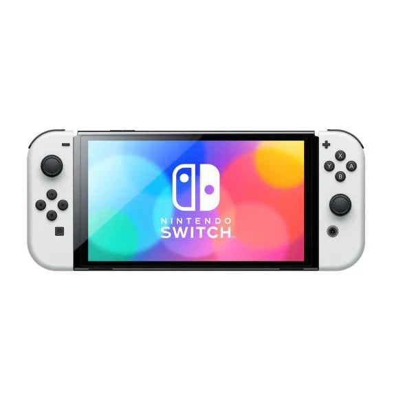 Nintendo Switch OLED Model Console - White | Portable Gaming System for Home & Travel | Perfect for Multiplayer, Online Play & Handheld Gaming