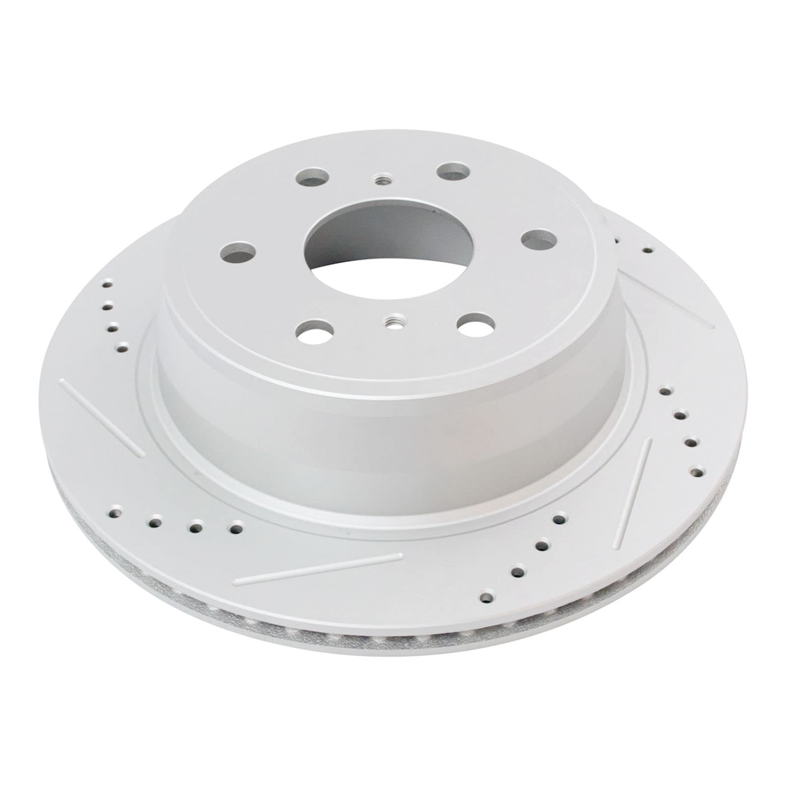 High-Performance Rear Ceramic Brake Pads & Cross-Drilled Rotors Kit with Anti-Corrosion Coating - Perfect for Sedans, SUVs, and Trucks - Enhanced Stopping Power for Daily Commute & Performance Driving