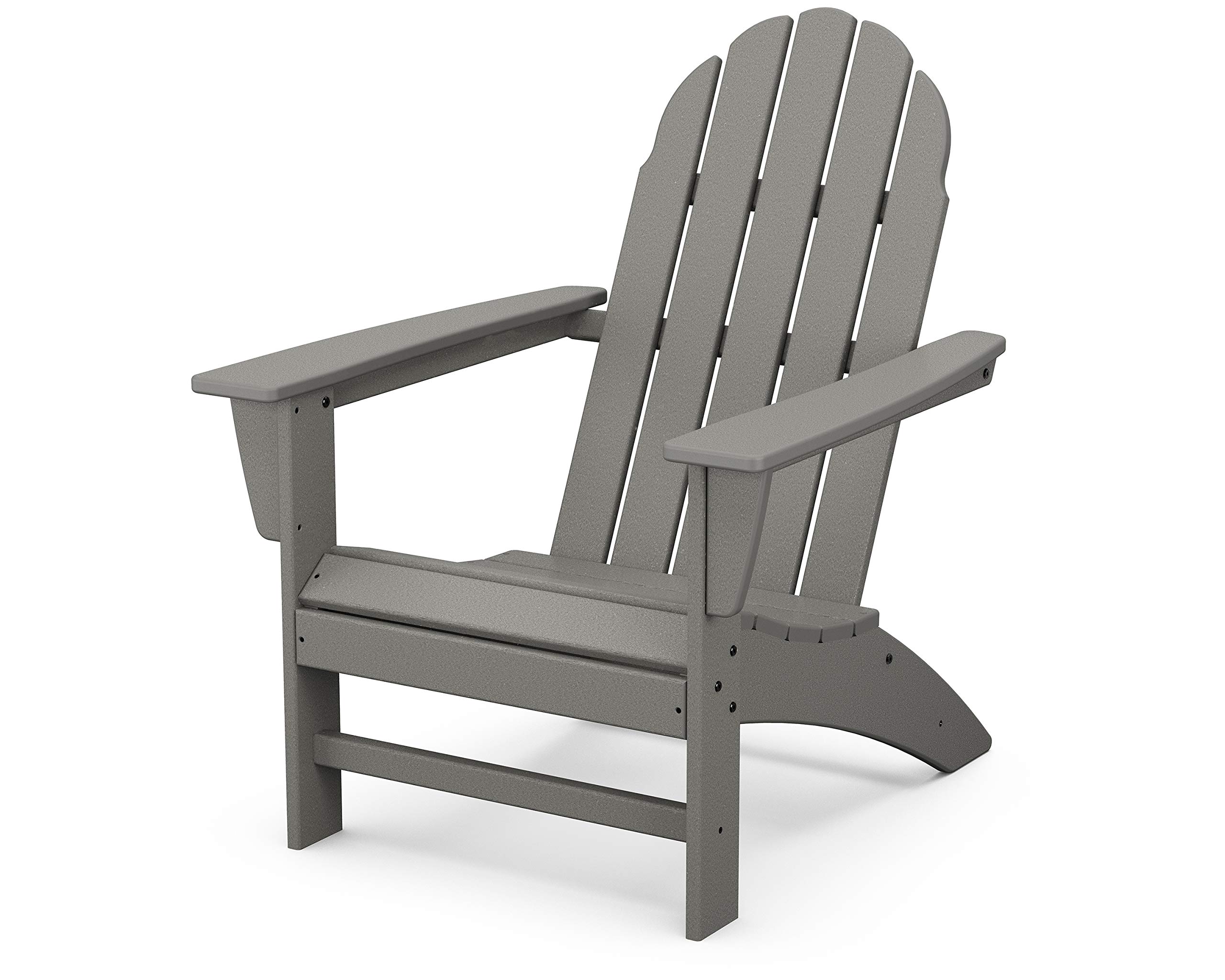 POLYWOOD Vineyard 6-Piece Adirondack Chair Set with Fire Pit Table - Perfect for Patio, Backyard, and Outdoor Gatherings