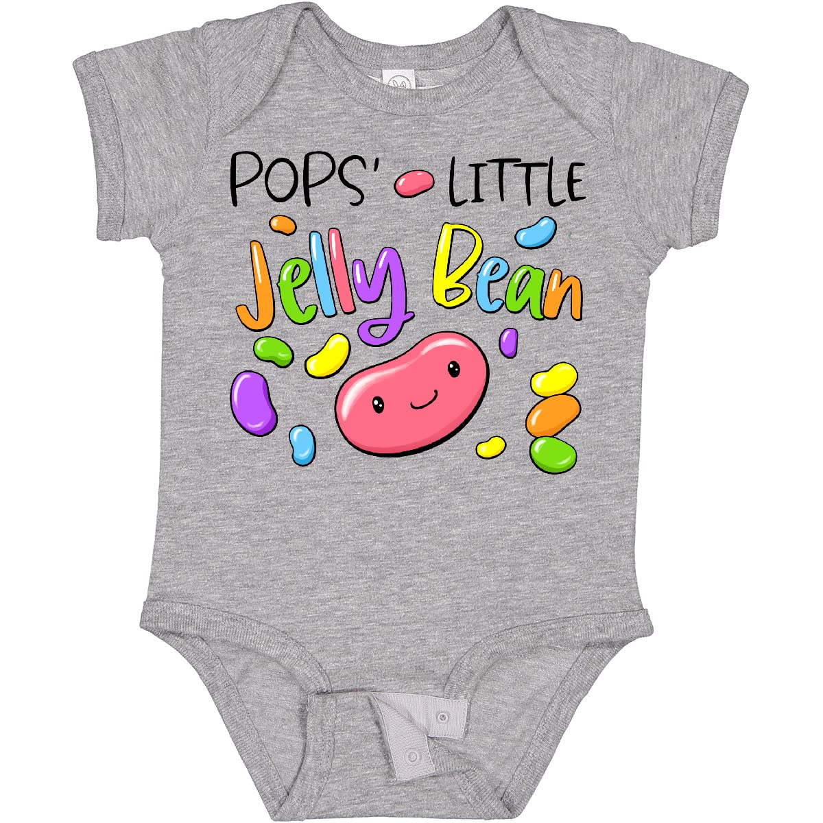Inktastic Pops' Little Jellybean Cute Easter Candy Baby Bodysuit - Adorable Infant Onesie for Easter Gifts & Newborn Photo Shoots