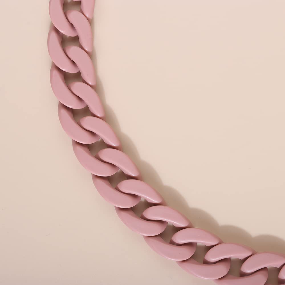 Acrylic Resin Handbag Chain Strap - Adjustable Shoulder & Crossbody Bag Replacement Strap for Women's Purses - Perfect for Casual Outings, Parties & Everyday Use