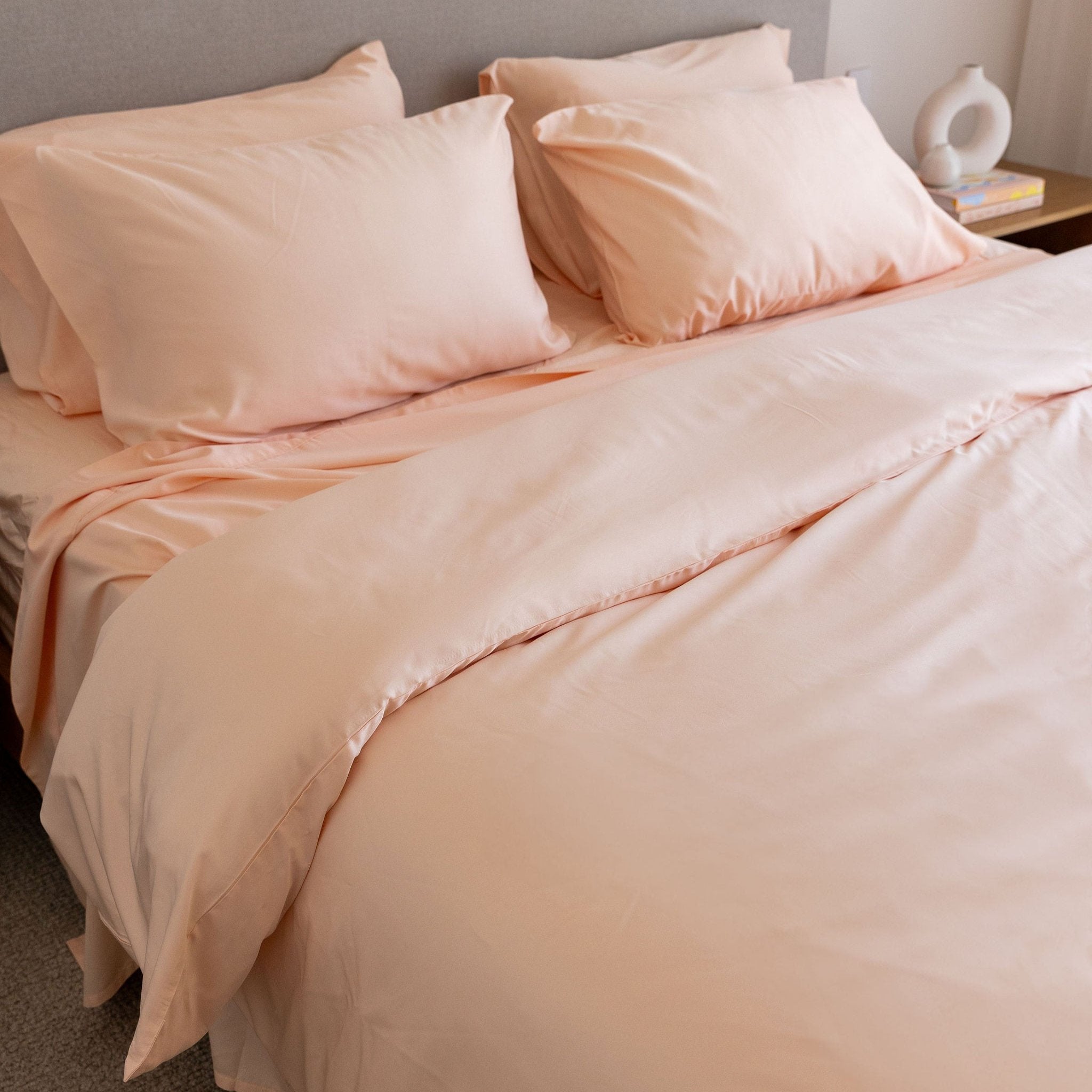 Premium Bamboo Pillowcase - Bellini Collection | Hypoallergenic & Breathable for Cool Sleep | Perfect for Hot Sleepers & Allergy Relief | Bedroom & Travel Essential