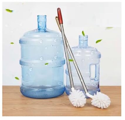Qwid 20L Water Can Cleaning Brush - Long Handle 360° Scrubber for Narrow Neck Bottles & Containers (Pack of 2) - Ideal for Camping, Home Storage & RV Water Tanks