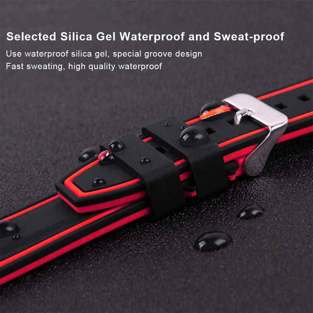 Compatible with Apple Watch Bands 49mm 45mm 44mm 42mm 41mm 40mm 38mm - Soft Silicone Sport Strap for iWatch Series Ultra 2/SE/10/9/8/7/6/5/4/3 - Durable Replacement Watch Band for Men & Women - Perfect for Gym, Running, Swimming & Daily Wear