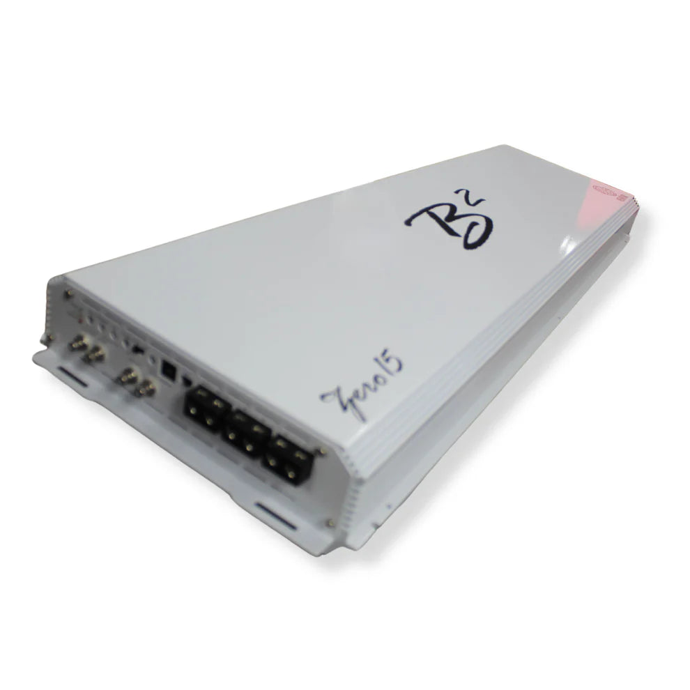 B2 Audio ZERO Vegvisir 15K Watts 1 Ohm Monoblock Class D Half Bridge Car Amplifier - Powerful Bass Boost for Car Audio Systems, Subwoofers, and Competition Vehicles
