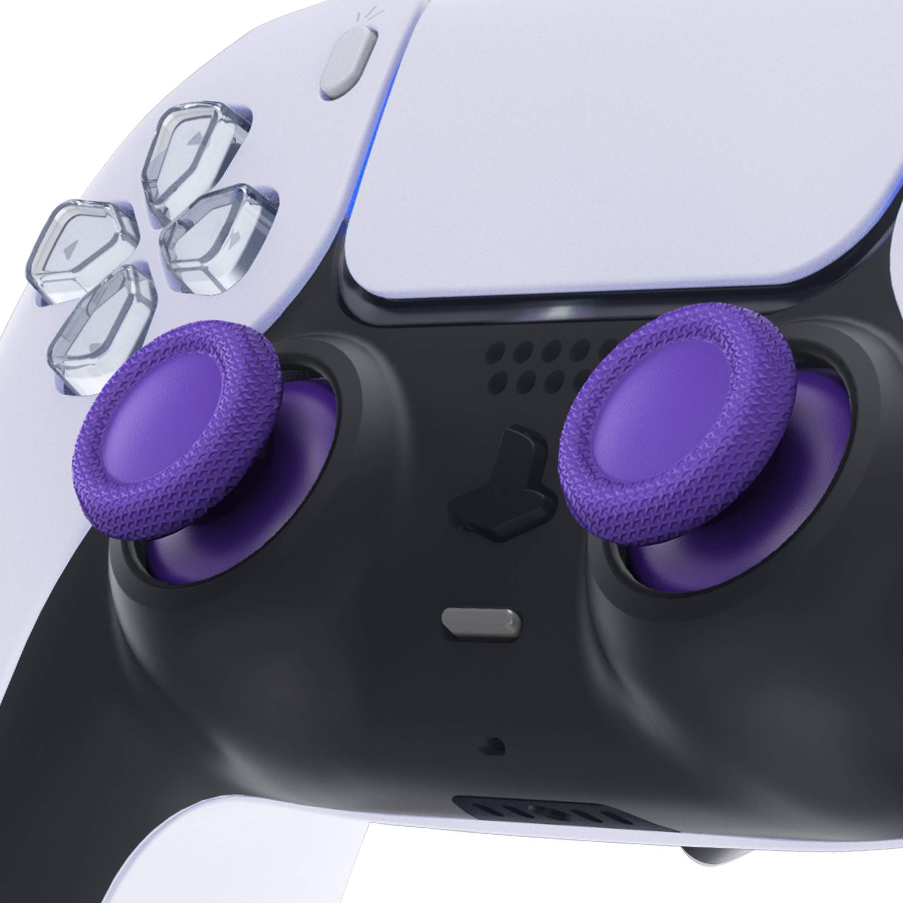 ExtremeRate Purple PS5 Controller Thumbsticks - Compatible with PS4 for Gaming