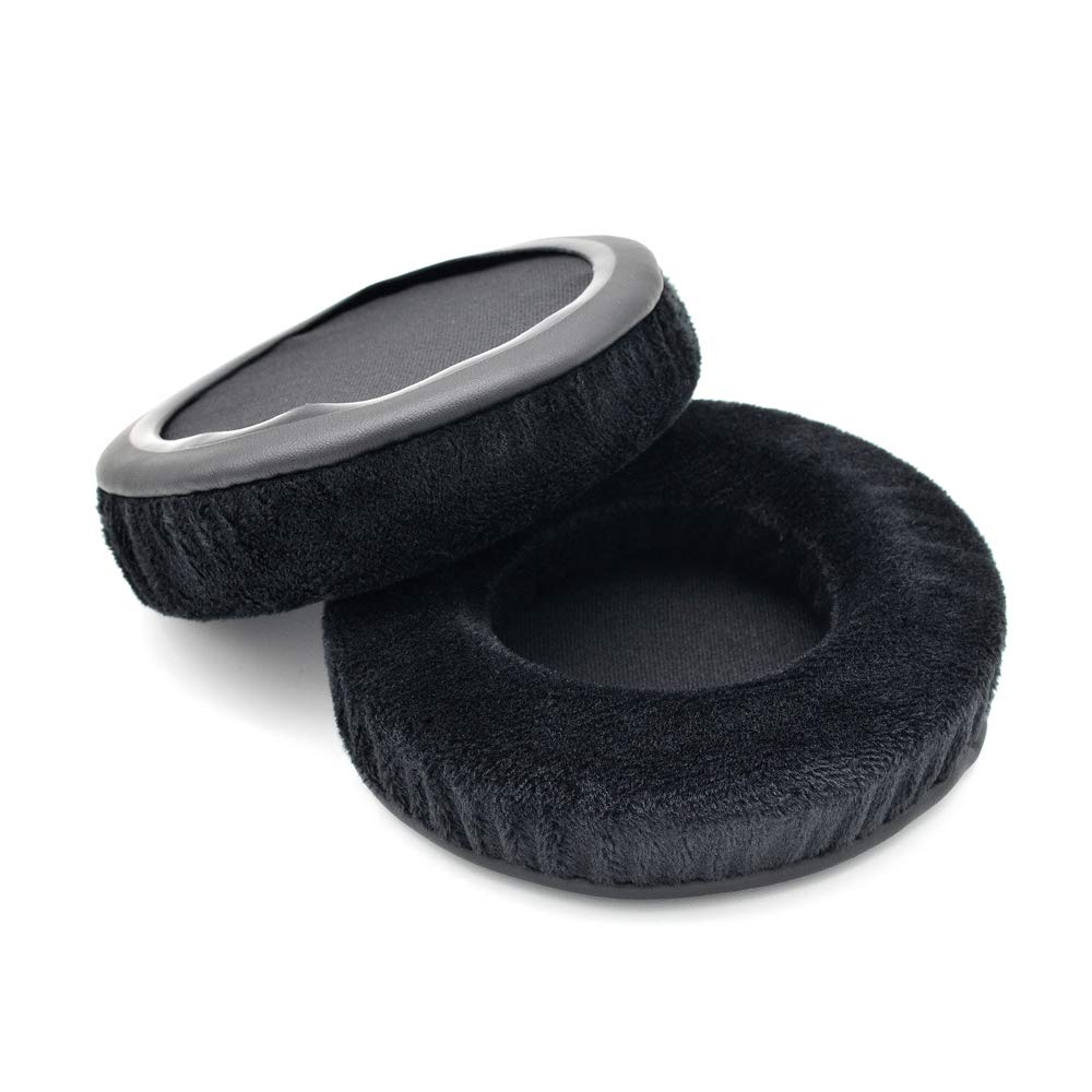 Velvet Ear Pads Replacement Cushions - Soft Foam Ear Covers for Superlux HD681EVO HD668B HD669 HD662 HD662B Headphones (Grey) - Perfect for Gaming, Music & Long Wear Comfort